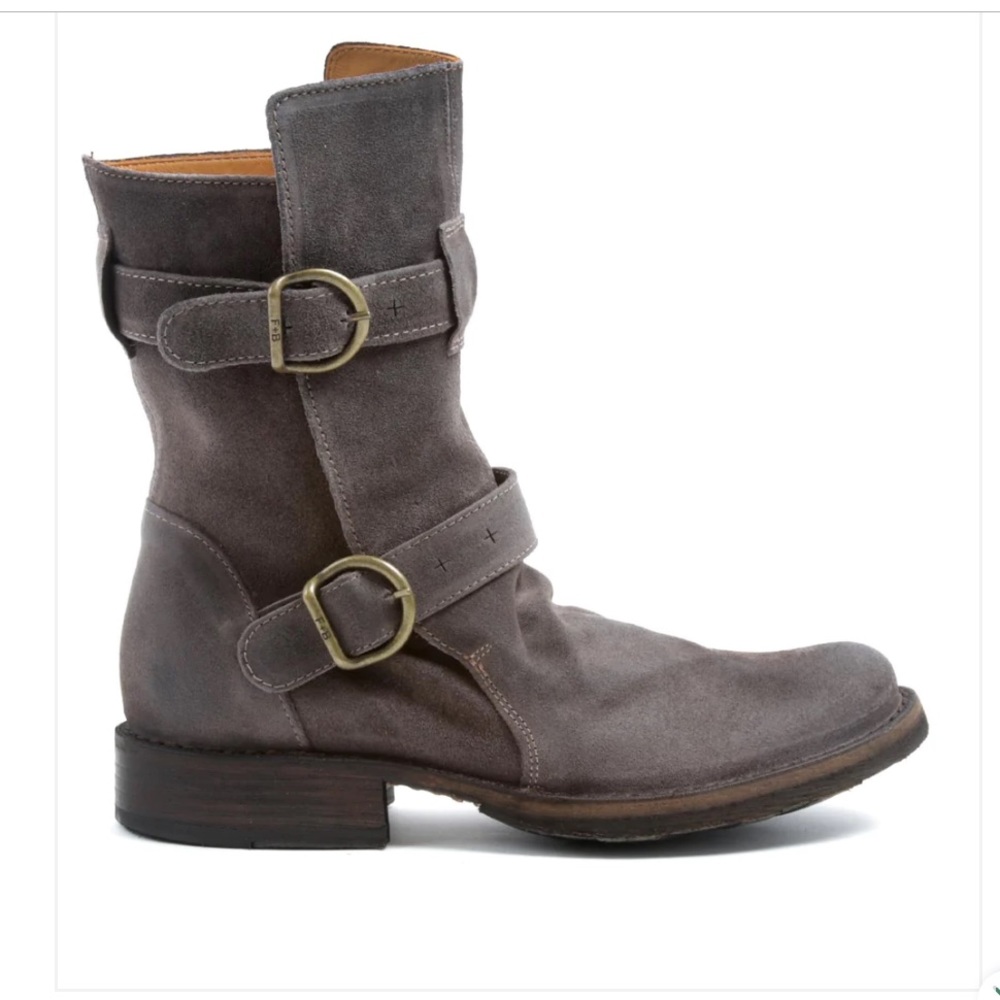 Fiorentini + Baker Eternity 713 Distressed Suede Boots 7-fits like 8.5! - Picture 6 of 7